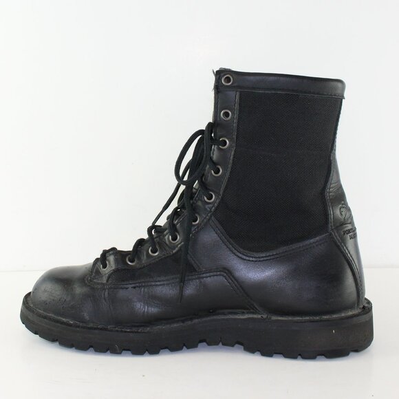 Danner Steel Toe Black Leather Combat Work Boots (9.5 US) - Picture 6 of 10